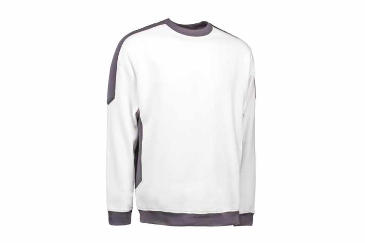 ID PRO herre / unisex wear  sweatshirt med kontrast 0362